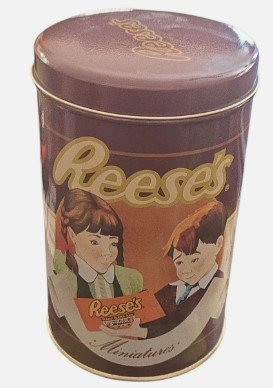 1989 Reese's Miniatures Candy Tin Hershey’s Chocolate