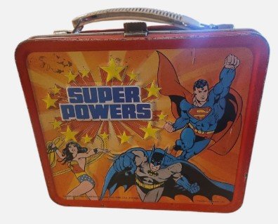1983 Super Powers DC metal lunch box Aladdin (NO THERMOS)