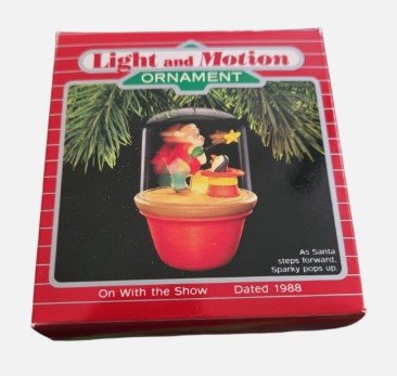 Vintage Hallmark Keepsake Ornament On With The Show