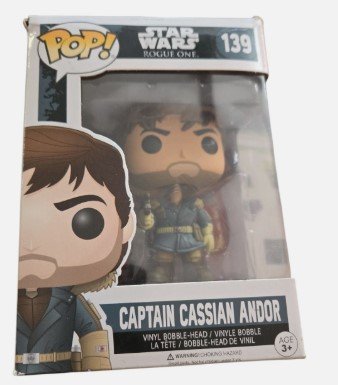 FUNKO POP! Star Wars Rogue One Captain Cassian Andor #139 Vinyl Figure NIB