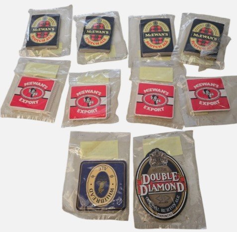 Vintage Beer Bar Coasters Bundles Lot