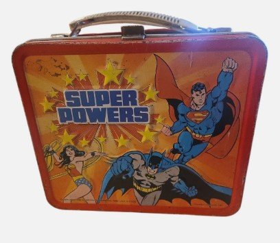 1983 Super Powers DC metal lunch box Aladdin (NO THERMOS)