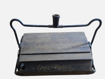 Share Antique Bissell Grand Rapids Wood Push Vacuum Carpet