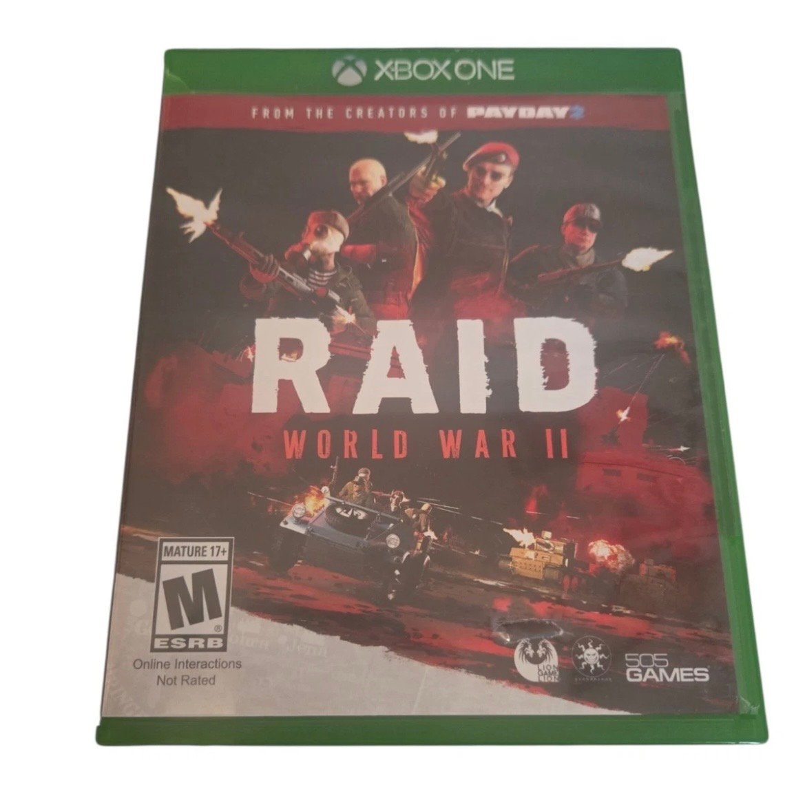 Raid World War 2 Shooter Game for Xbox One Rated M For Mature
