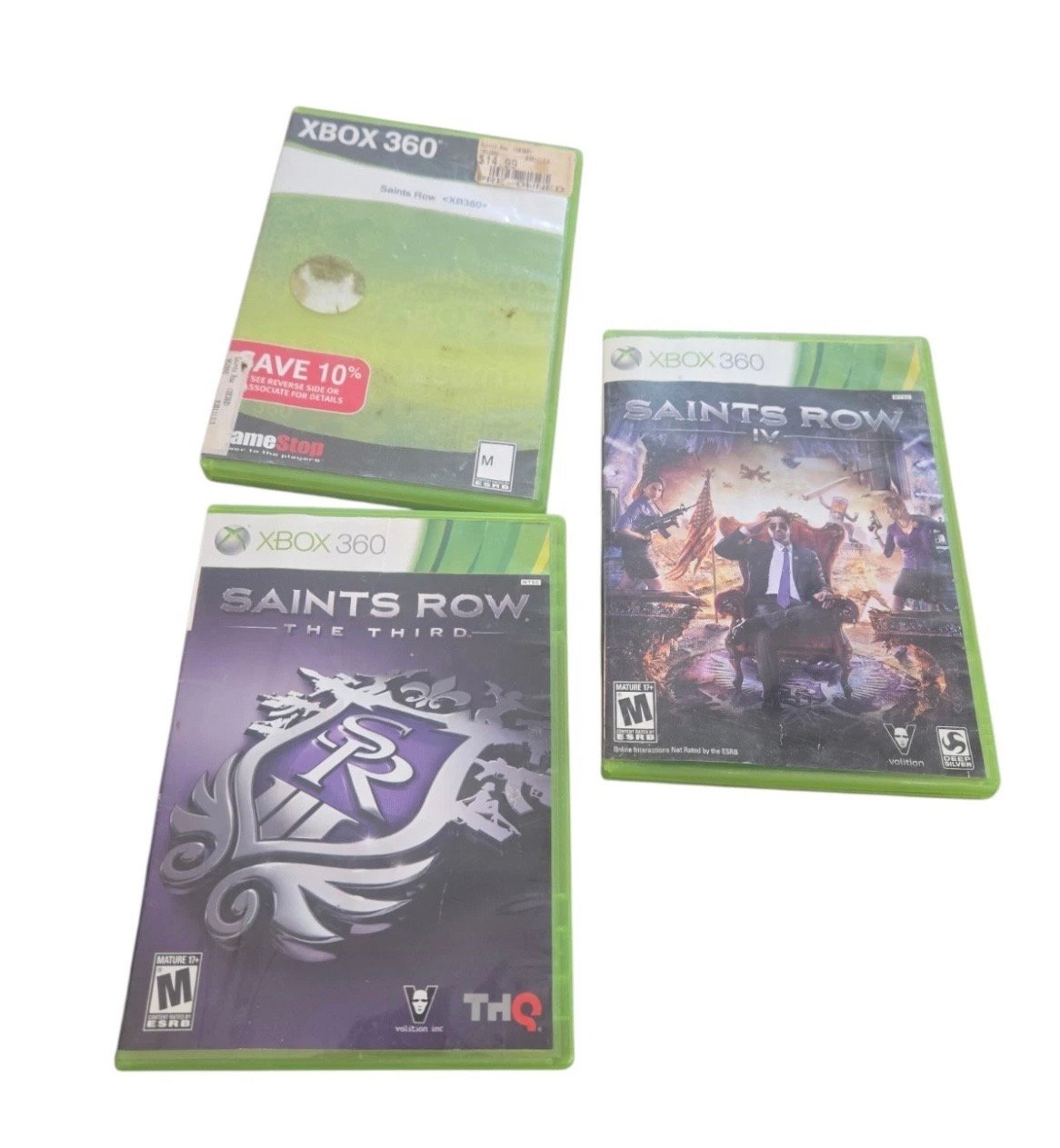 Saints Row Bundle Xbox 360 Saints Row Saints Row 2 Saints Row The Third